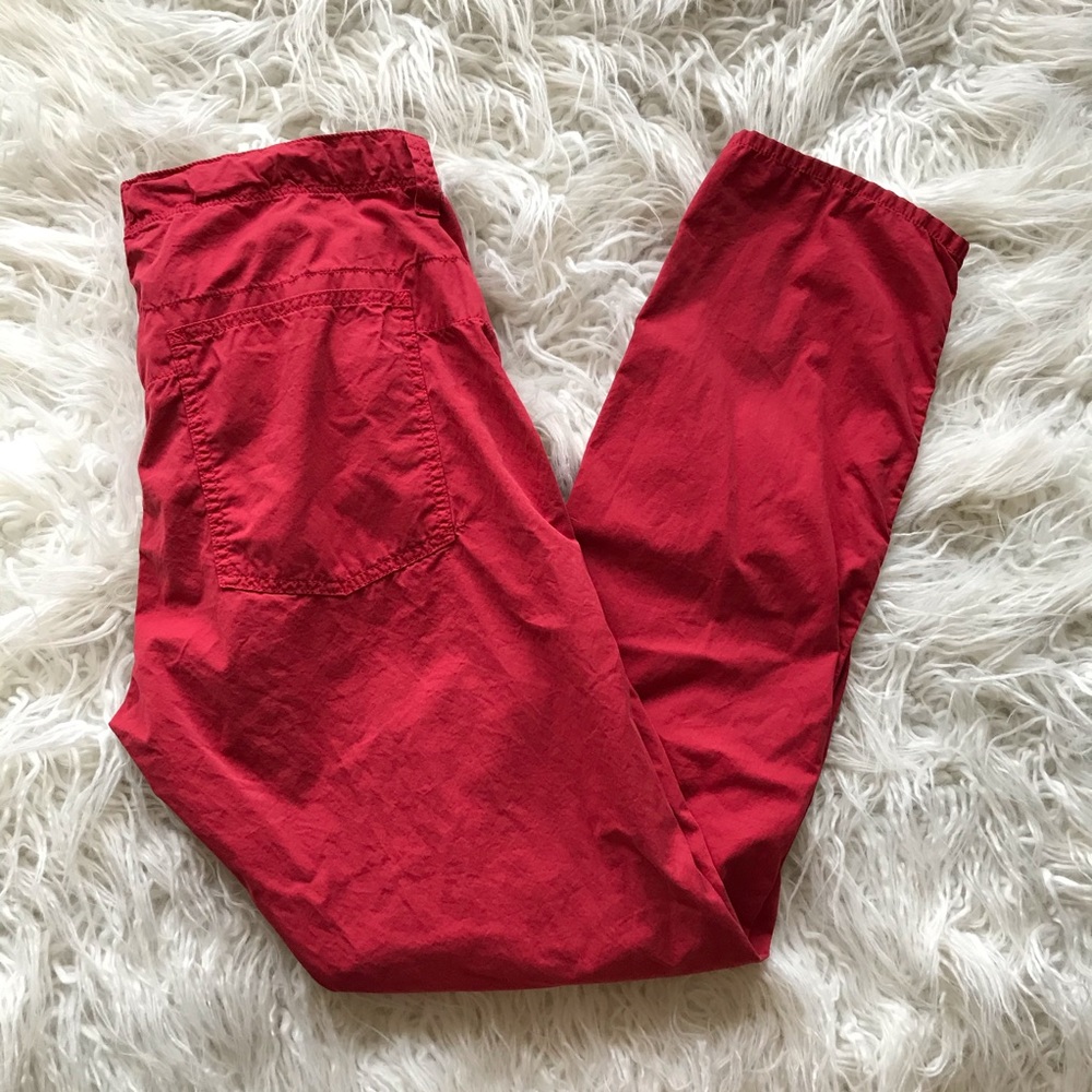 J Brand Vintage Frisbe Washed Red‎ Pants